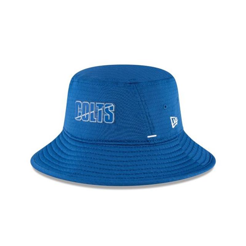 NFL Indianapolis Colts Official Summer Sideline Stretch (ABY4304) - Blue New Era Bucket Hats